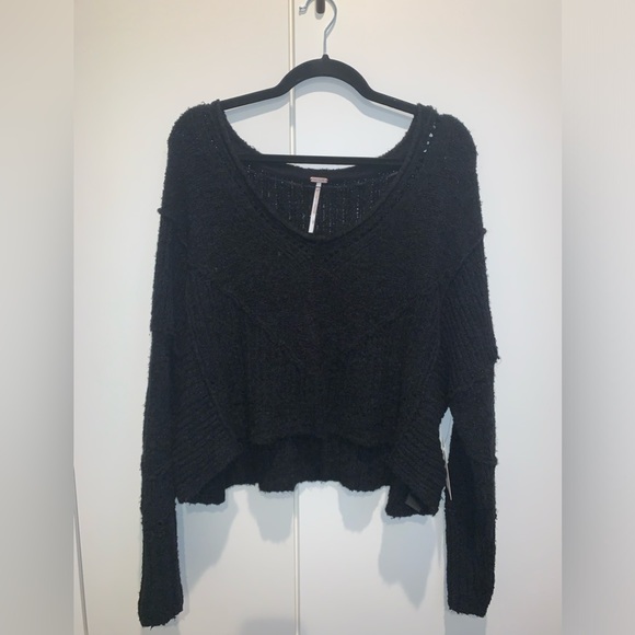 Free People Sweaters - Free People Black Sweater